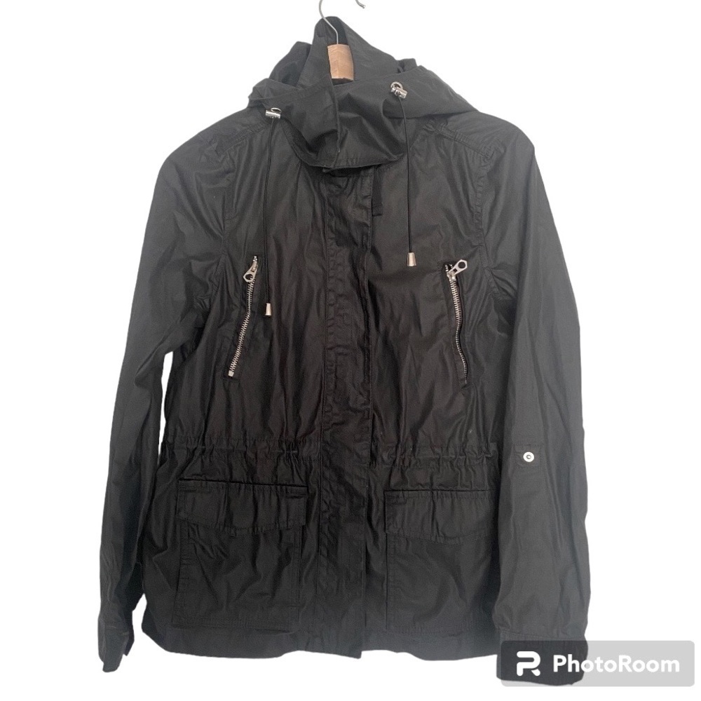 L.O.G.G. BLACK WATERPROOF RAIN JACKET SIZE 2 BLACK RAINCOAT ☔️